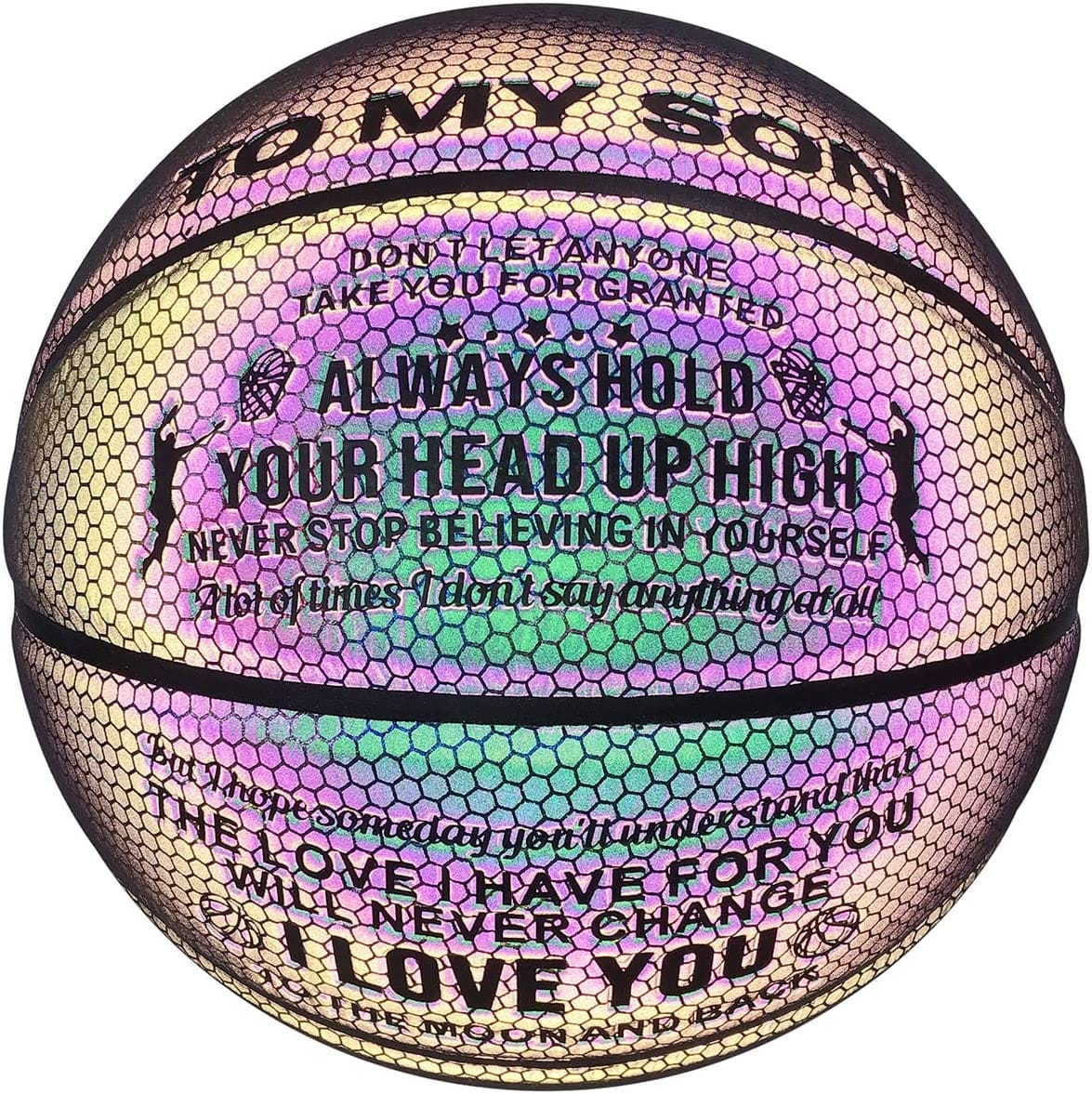 FUNKEMONS™ GLOW IN THE DARK REFLECTIVE BASKETBALL